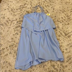 Asymmetrical dress perfect for a summer wedding